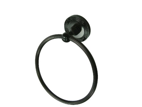 Kingston Brass BA9314ORB Georgian 6-Inch Towel-Ring, Oil Rubbed Bronze