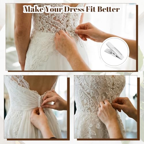 1.97-Inch Dress Clips - 8 Pack A-Shaped Clothing Clips for Fitting