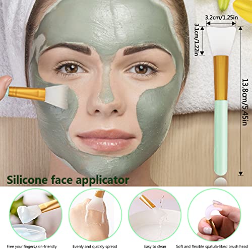 5-Piece Silicone Face Scrubber & Lip Exfoliating Brush Set