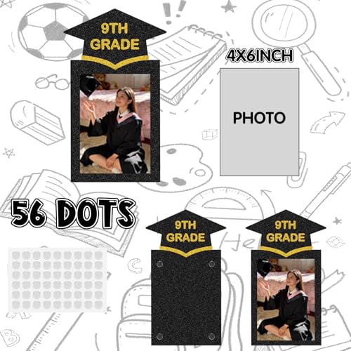 Graduation Photo Banner 2026 - Pre-Assembled Picture Garland for Party Decor