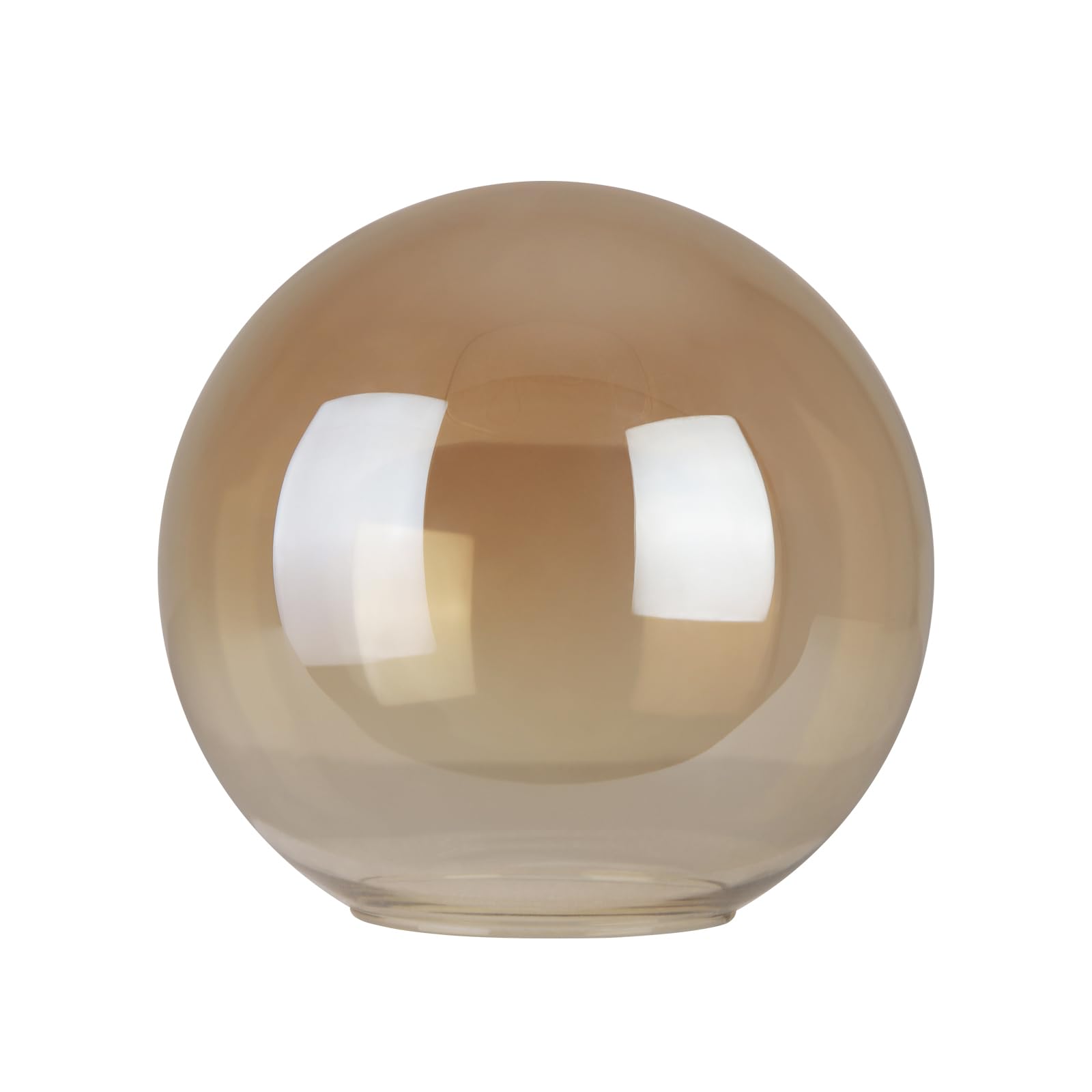 Lighting Replacement Glass Globe Shade,Amber Lampshade Glass Accessories For Pendant Lights, Wall Lights, And Ceiling Lights,5.9” Diameter, 2.64" Opening Diameter((Amber, 5.9")