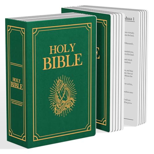 Bible Pillow Book Plush - Soft Decorative Throw Pillow (Green)