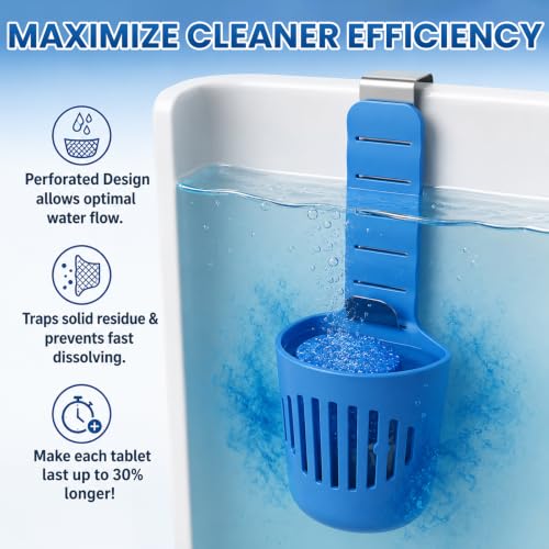 Adjustable Toilet Tank Tablet Holder for Bowl Cleaner Tablets