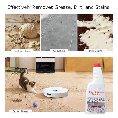 Roborock-Compatible Floor Cleaning Solution - Streak-Free & Residue-Free
