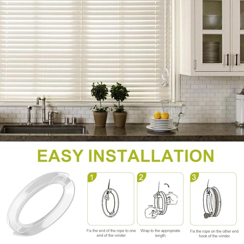 4 Pack Baby Safe Window Blind Cord Winders, Childproof Plastic Shade String Clips