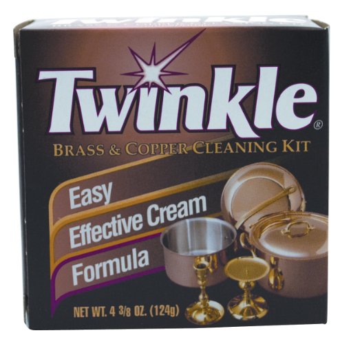 Twinkle Copper Cleaner 4.4 Oz - Non-Scratch Formula for Brass & Stainless Steel