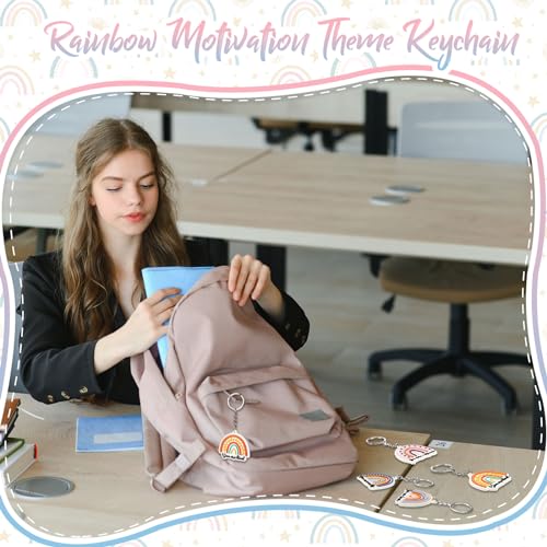 Inspirational Employee Appreciation Gifts Bulk Keychains - 6 Variations