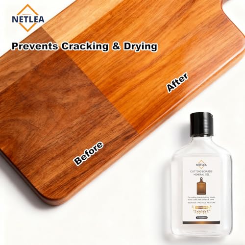 8.5oz Food Grade Mineral Oil for Cutting Boards & Butcher Blocks