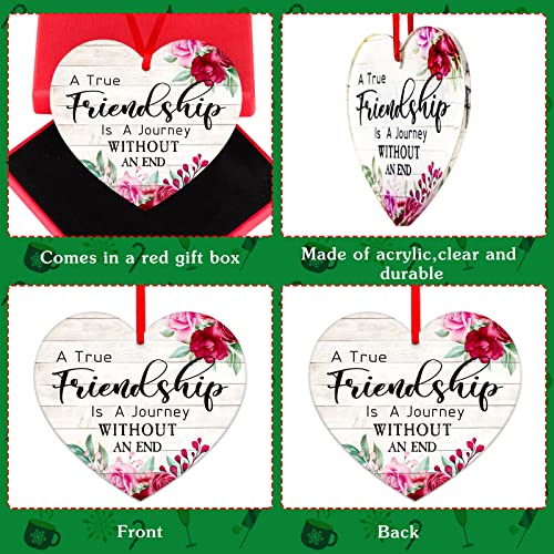 Friendship Christmas Ornament - A True Friendship Keepsake Gift