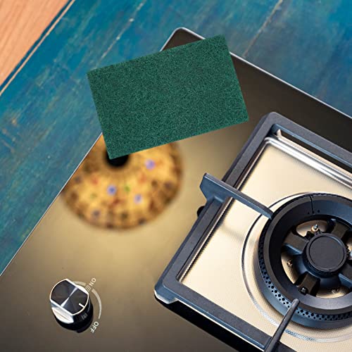 MEETSWEET Dual-Sided Heavy Duty Scrub Sponges - Scratch-Free, 10 Pack