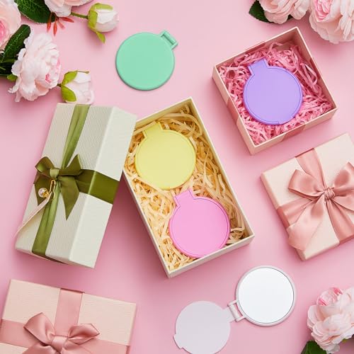Jetec 18-Piece Compact Pocket Mirrors Set - Macaron Colors