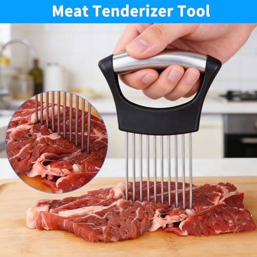 Stainless Steel Onion Slicer Holder with Protective Case