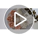 Cherry Blossom Mooncake Mold - 6 Petal Hand Press Baking Tool, 30g