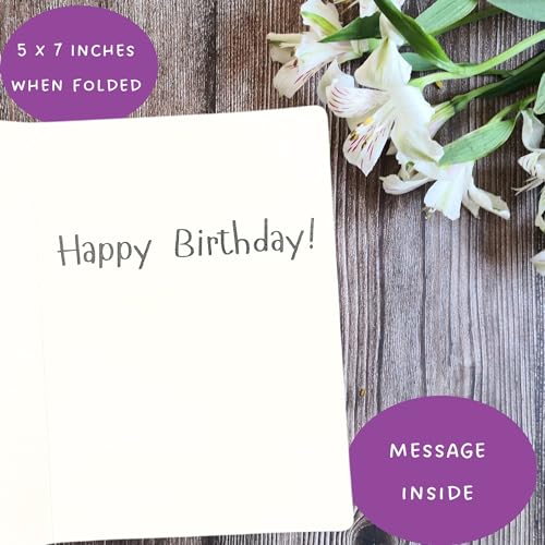 Funny Birthday Card for Adults - Humorous 5x7 Greeting Card for Him & Her