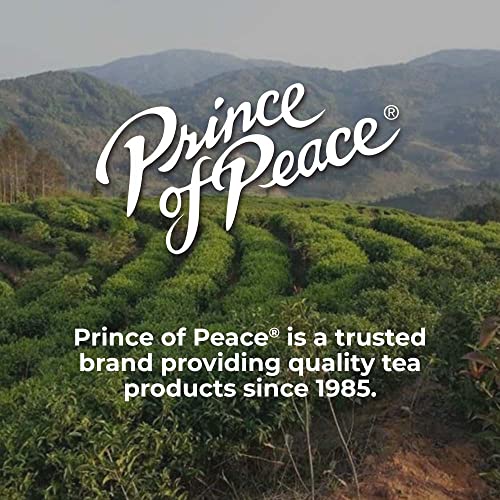 Prince of Peace Organic Green Tea - 4 Pack (20 Bags Each) - Lower Caffeine