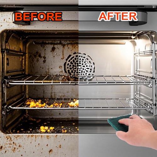 Palksky Heavy Duty Oven Cleaning Kit with Scraper & Brushes