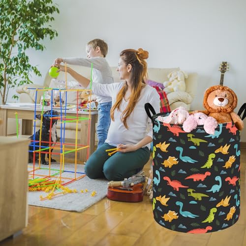 VAIVUSTO 63L Dinosaur Boys Storage Basket - Foldable Kids Laundry Hamper 25112803