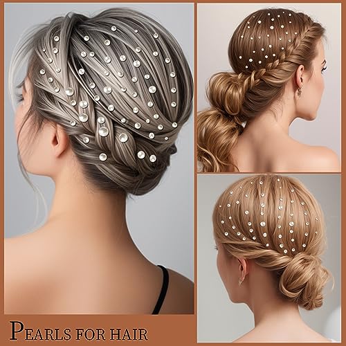 Teenitor Self-Adhesive Face & Body Rhinestone and Pearl Makeup Gems