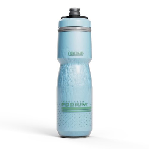 CamelBak Podium Chill Bike Insulated Squeeze Water Bottle Crystal Blue, 24oz