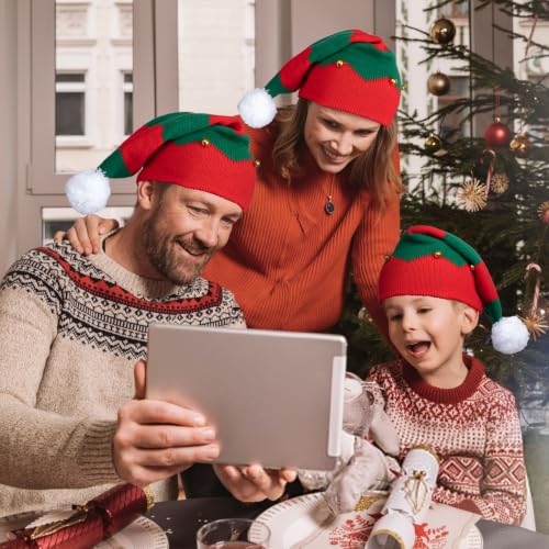 Christmas Santa Hat with Jingle Bells for Adults and Kids - 1 Piece