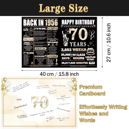Funny 70th Birthday Card Gift Decoration - Li-387