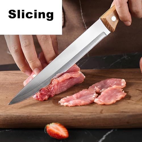 AYANICA 4-Inch Ultra Sharp Paring Knife for Fruits & Vegetables with Wooden Handle
