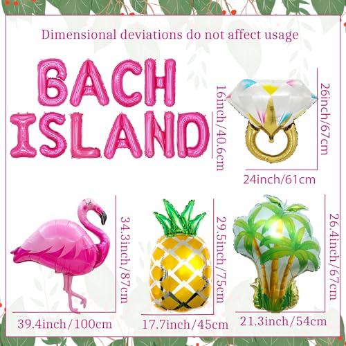 Bach Island Balloon Banner Set for Love Island Bachelorette Party