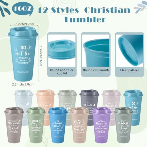 Christian Gift Set with Cups, Notebooks, Pens & Keychains - Light Morandi Color 24 Set