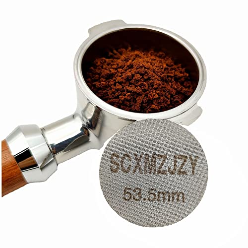 54mm SCXMZJZY Espresso Puck Screen - Reusable Stainless Steel Filter