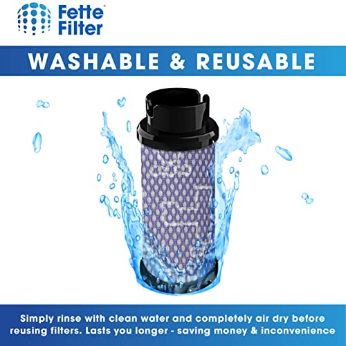 Fette Filter Pack of 2 Vacuum Cleaner Filters for Inse N5 S6 S6P S600