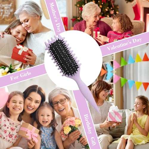 Curly Hair Brush Vented Anti Frizz Styling Detangler for Curls