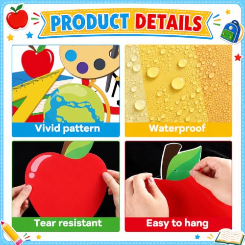 20PCS Back to School Decorations Set - Classroom Hanging Ornaments