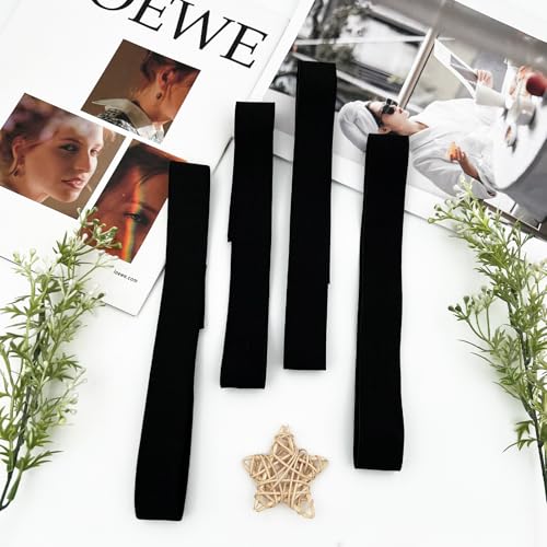 Gmlawsc Elastic Wig Bands for Lace Melting 4PCS Adjustable Edge Wrap