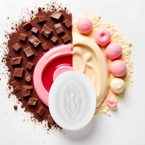 Cauaoa 2-Pack Silicone Novelty Candy & Chocolate Molds