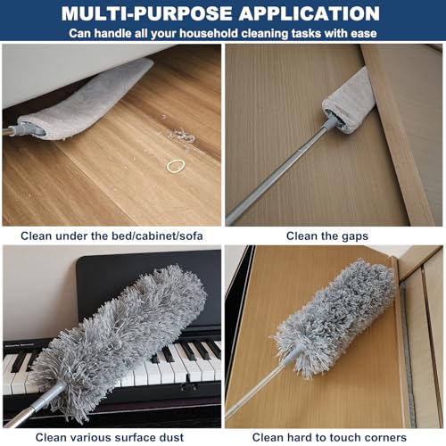 100 Inch Retractable Microfiber Duster for Dust Cleaning