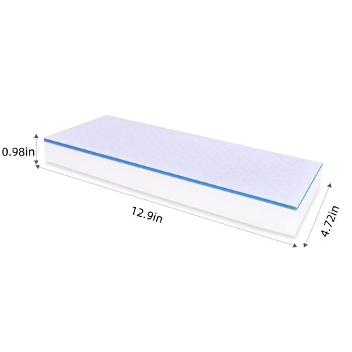 Magic Sponges Eraser Mop Pads,Melamine Sponge Cleaning Pad Mop Refill for Kitchen Bathroom Swimming Pool Boat (12.9x4.72x0.98in)