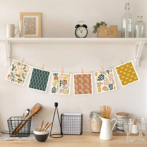 Morigins Leaves Swedish Dishcloths - 6 Pack Biodegradable Reusable Kitchen Towels