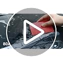 FOSHIO PPF Squeegee - Large Black TPU Rubber for Paint Protection & Tinting