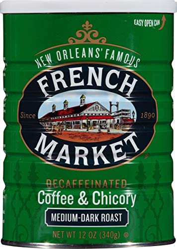 Decaf Medium-Dark Roast Ground Coffee & Chicory - 12oz (Pack of 3)