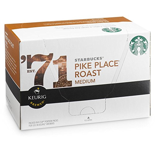Starbucks Pike Place Roast Coffee - Rich Flavor in Convenient 120 K-Cup Pack
