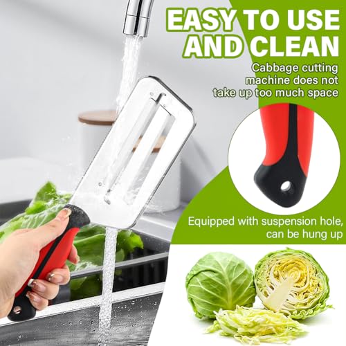 Oryqvane Cabbage Shredder and Slicer for Coleslaw & Sauerkraut