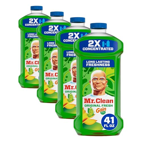 Mr. Clean All-Purpose Cleaner, Gain Scent, 41oz Bottles (Pack of 4)