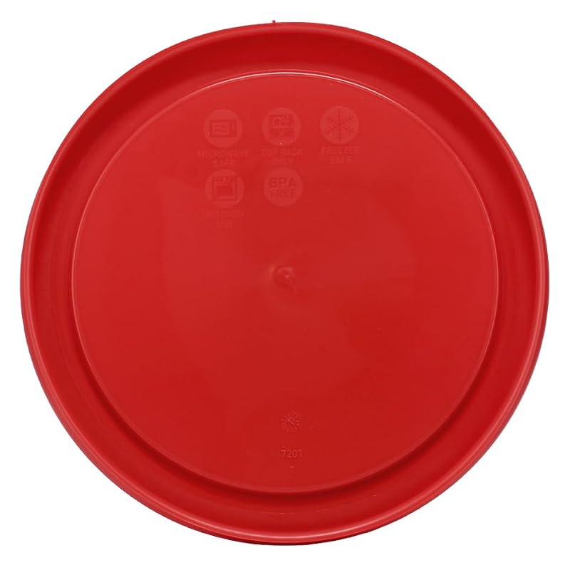 Pyrex 7201-PC Poppy Red 4-Cup Food Storage Lid - BPA-Free