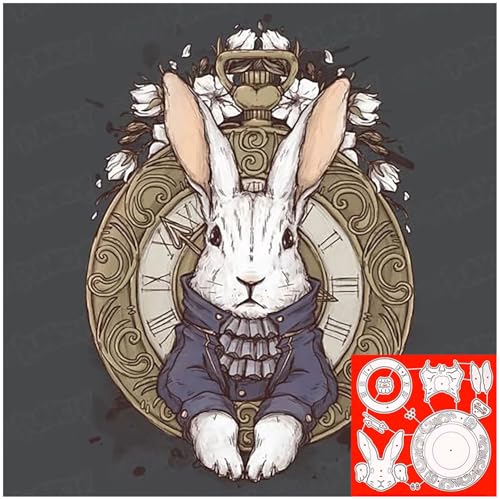 Easter Bunny Die Cuts - Metal Stencils for Card Making & DIY Crafts