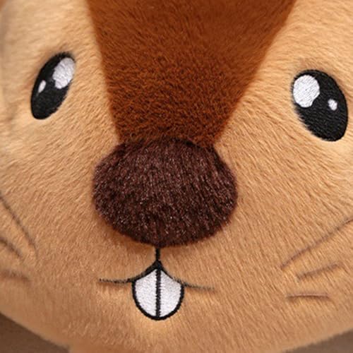 30 Inch Groundhog Plush Pillow - Soft Detachable Long Body Stuffed Animal for Kids & Adults