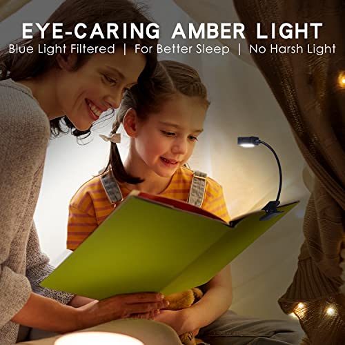 16 Pack Rechargeable Clip-On Book Lights for Reading at Night, Kids & Adults