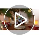 Night Before Christmas Light-Up Rotating Ornament with Sound - 2026 Variation
