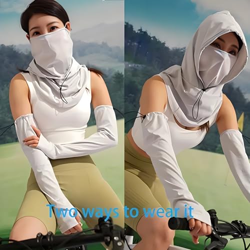 3 Pack Summer Balaclava Sun UV Protection Hood Breathable Face Cover Full Head Mask for Cycling Motorcycle Fishing Multi