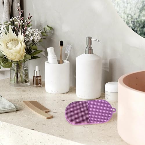 Silicone Hair Scalp Massager and Facial Cleansing Brush Skincare Kit