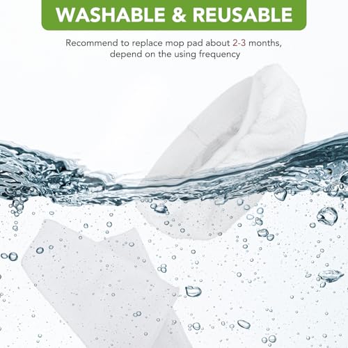 Sgizoku 10 Pack Microfiber Steam Mop Pads & Ironing Cloths for Waitbird STC-EU168